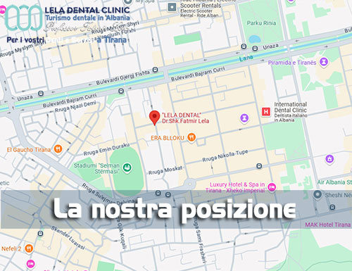 posizione-Clinica-dentale-a-Tirana-Albania-lela-dental